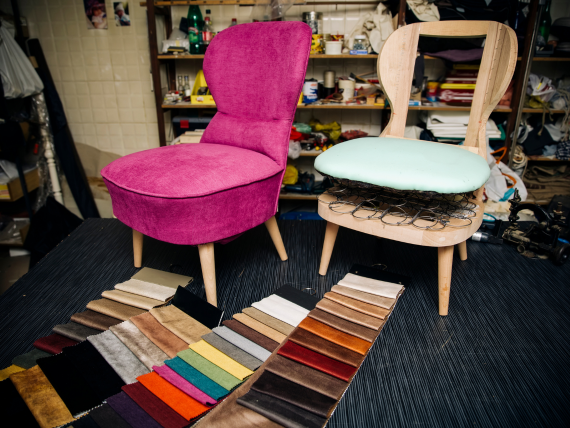 Претапициране на столове